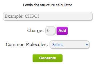 Create Accurate Lewis Dot Diagrams with Our Interactive Generator.